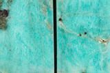 Gorgeous, 6.1" Tall, Polished Amazonite Bookends - Madagascar - #129860-2